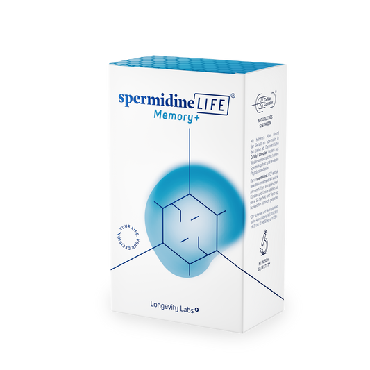 Spermidin Nahrungsergänzung spermidineLIFE® Memory+ Verpackung