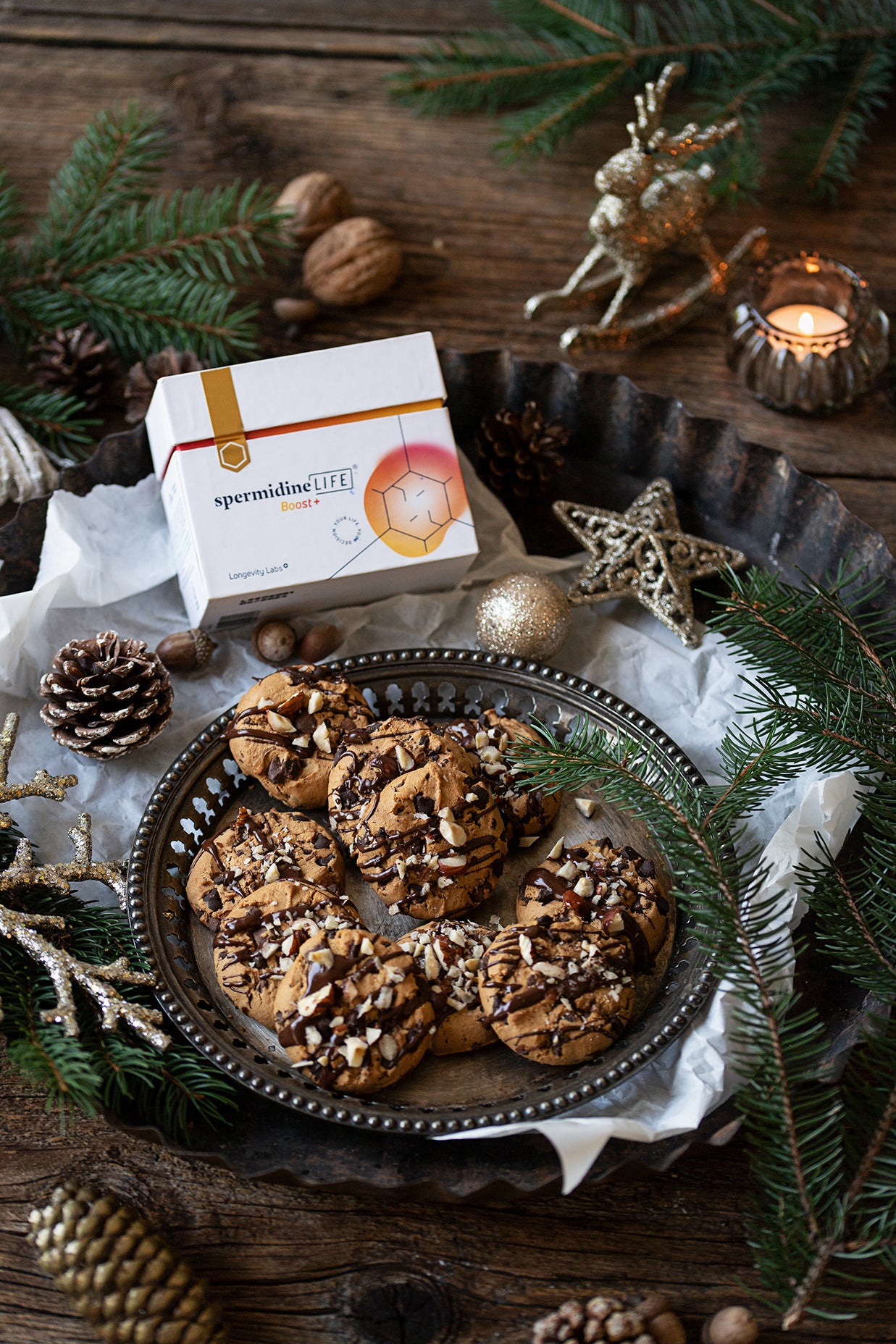 spermidineLIFE® und Kichererbsen Kekse