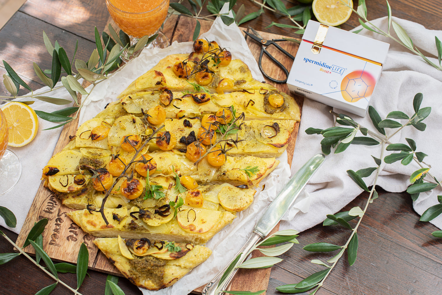 spermidineLIFE® Rezept Kartoffel Focaccia